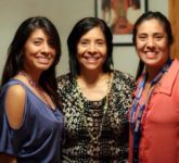 Yvette with her mom and sister.